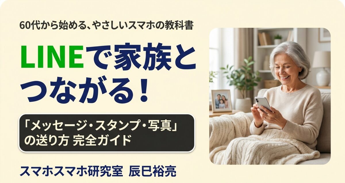 LINEで家族とつながる——メッセージ・スタンプ・写真の送り方をやさしく解説