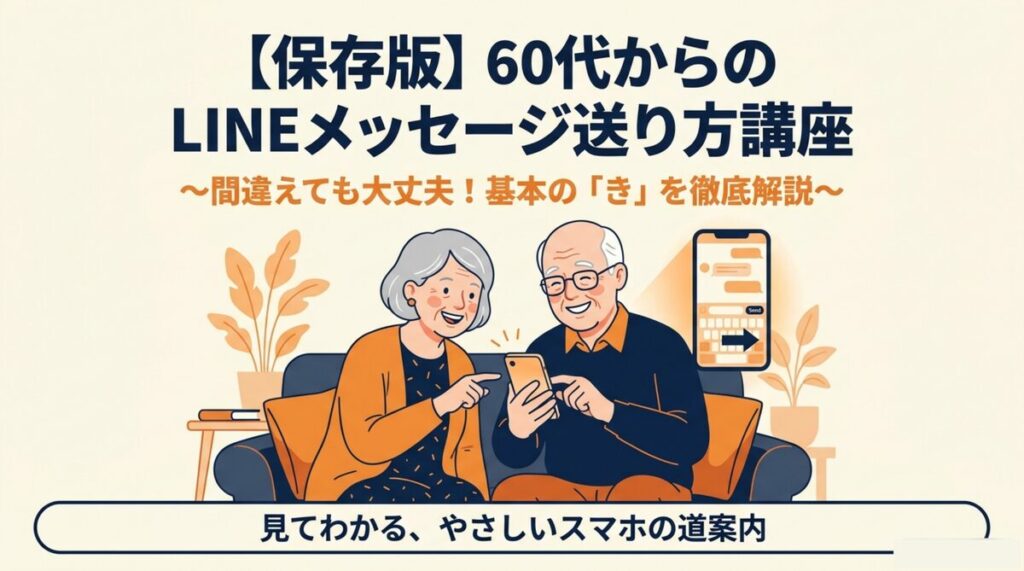 60代からのLINEメッセージ送り方講座