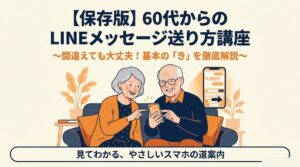 60代からのLINEメッセージ送り方講座