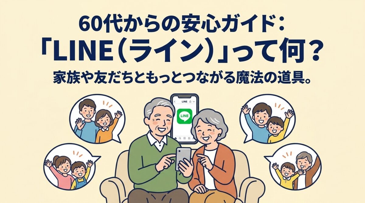 LINEは家族や友だちともっとつながる魔法の道具